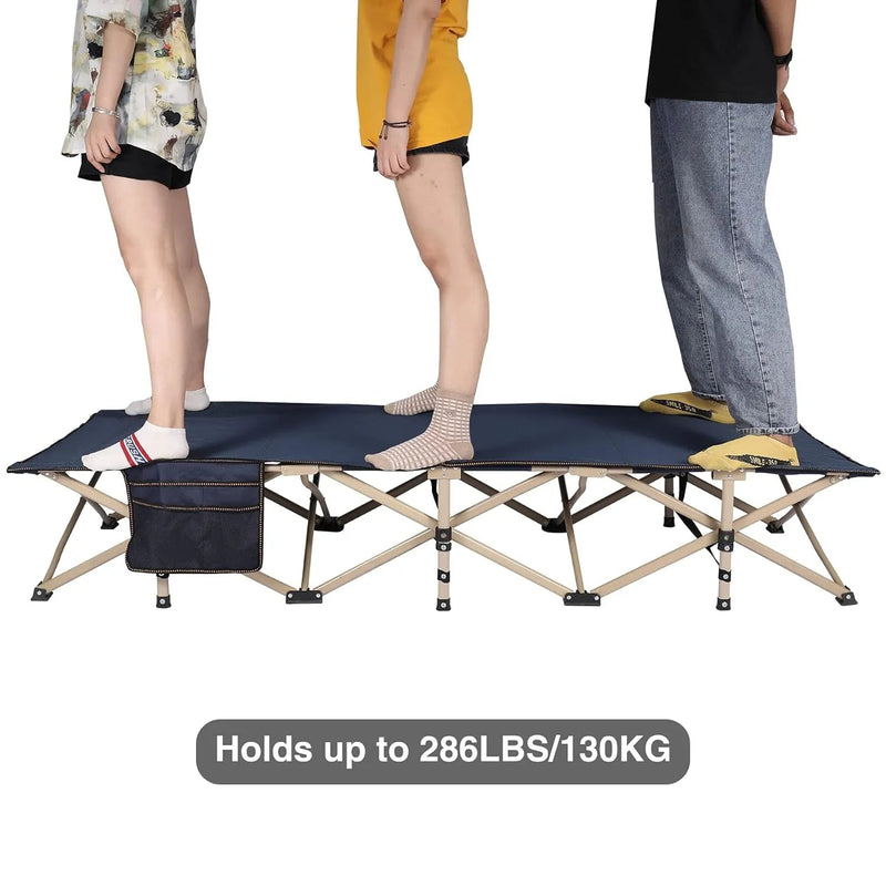 Load image into Gallery viewer, Folding Kids Cot for Sleeping,Blue Pink Navy