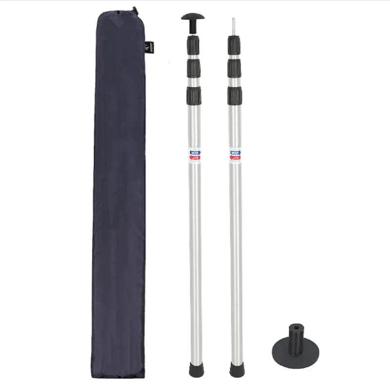Load image into Gallery viewer, Aluminum Adjustable Telescoping Tarp Poles