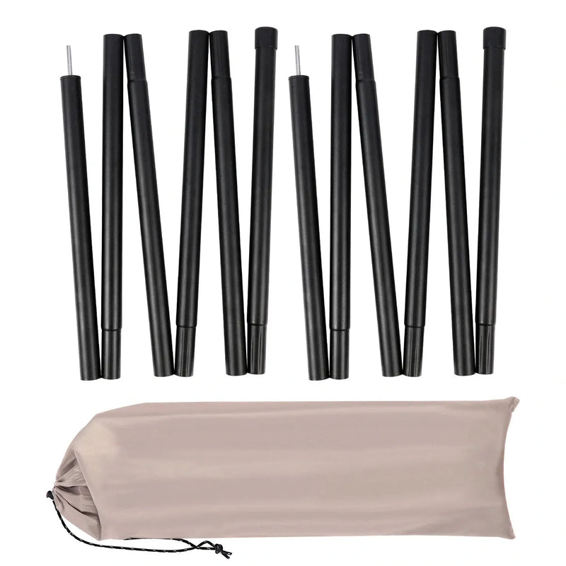 Load image into Gallery viewer, Aluminum Adjustable Telescoping Tarp Poles