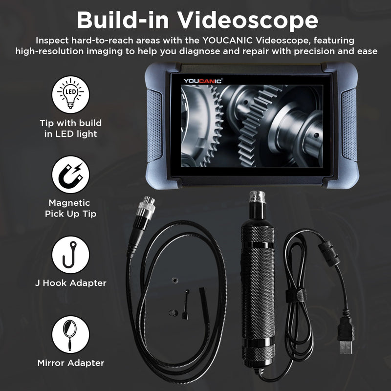 Load image into Gallery viewer, YOUCANIC UCAN-II-C Pro OBD2 Scanner – Full-System Diagnostics, Bi-Directional Control, Coding, Special Functions & Free Lifetime Updates