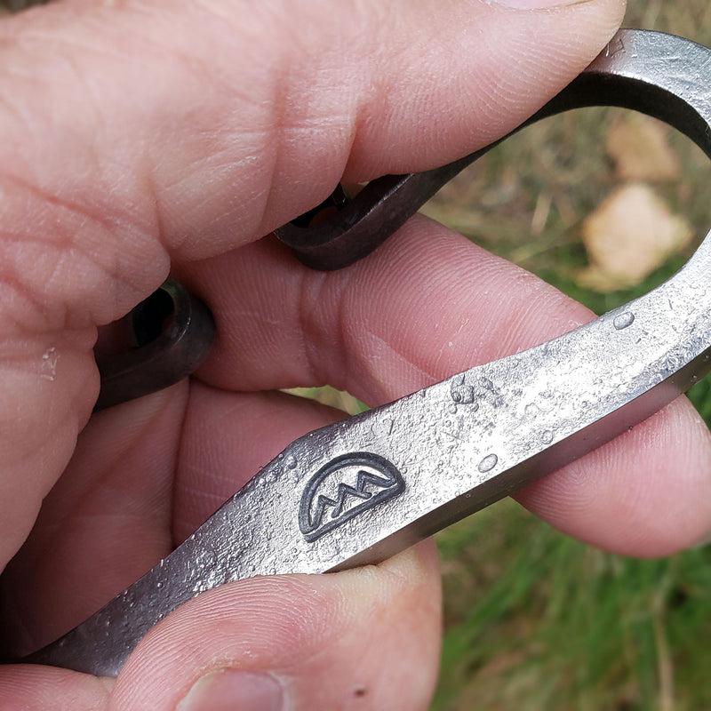 Load image into Gallery viewer, Traditional Flint & Steel Striker - Hand Forged High Carbon Steel - Primitive Firestarting Tool