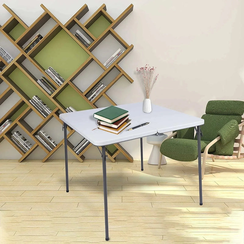 Load image into Gallery viewer, Lightweight Portable Square Card Table with Folding Legs