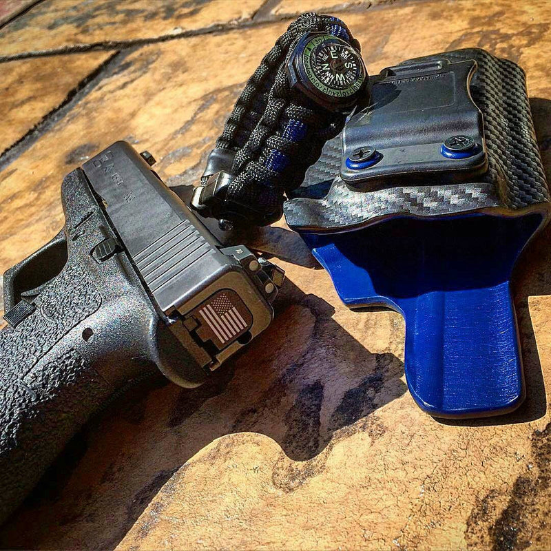 Load image into Gallery viewer, First Responder Strap - Police LEO backup duty gear w/ light, cuff key, seatbelt cutter, compass.