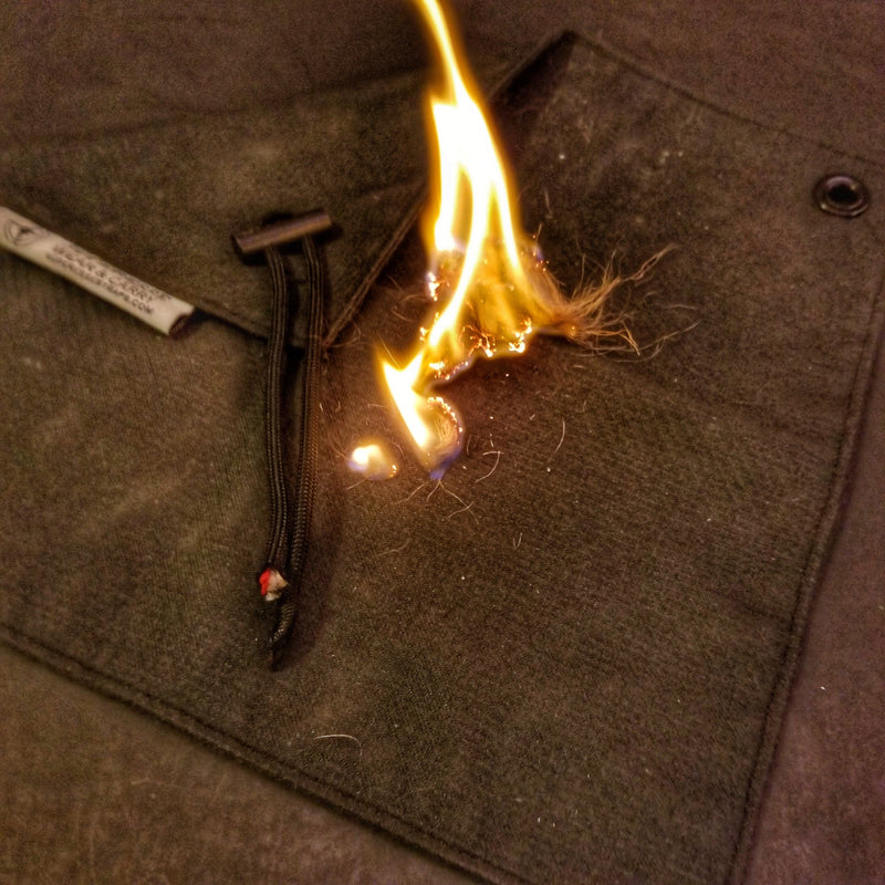 Load image into Gallery viewer, Camp Rag - Burn Proof Work Cloth built from Durable Kevlar Fabric w/ Lanyard Grommet.
