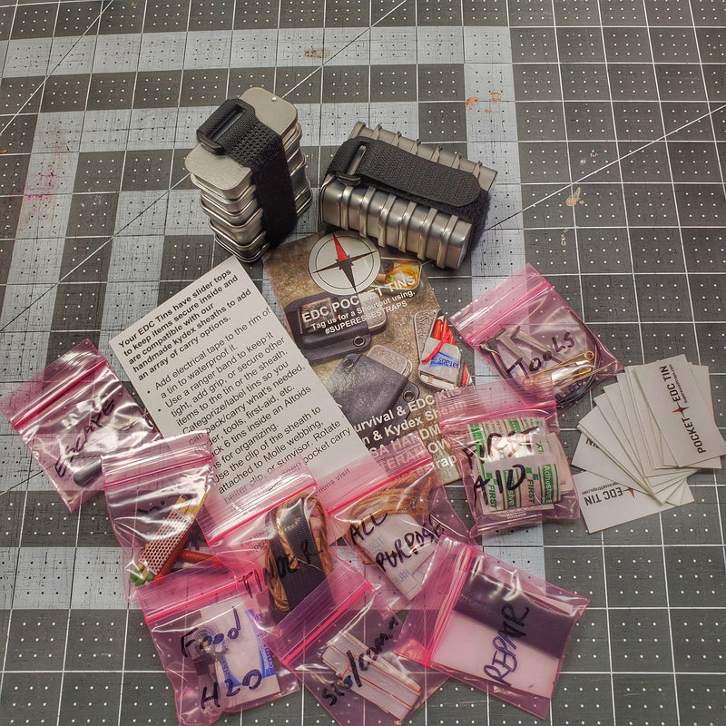 Load image into Gallery viewer, EDC Pocket Tin - Compartmentalized Survival Kits