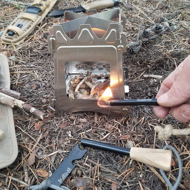 Load image into Gallery viewer, Hiker Twig Stove - LiteWeight Stainless Steel Flat-Pack Stove