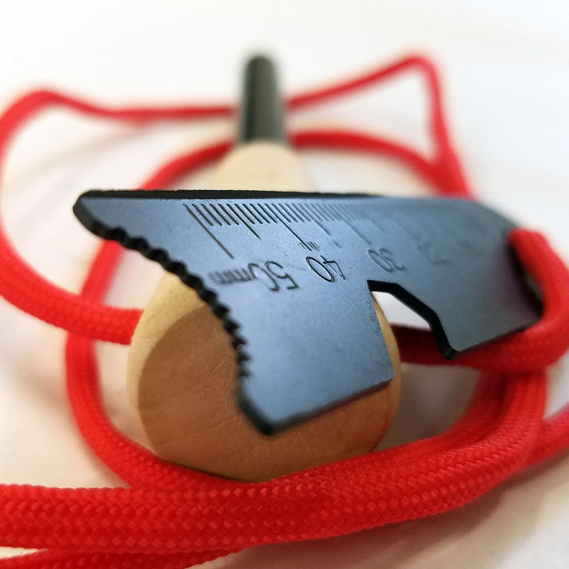 Load image into Gallery viewer, FireStorm™ Large 3/8" Ferro Rod Fire Starter - Red Loop Lanyard