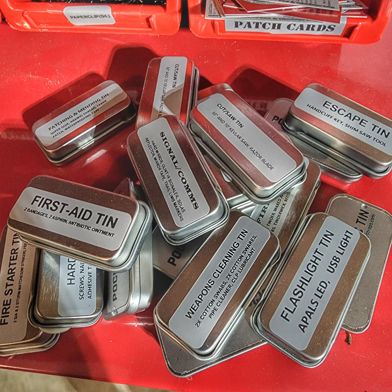 Load image into Gallery viewer, EDC Pocket Tin - Compartmentalized Survival Kits