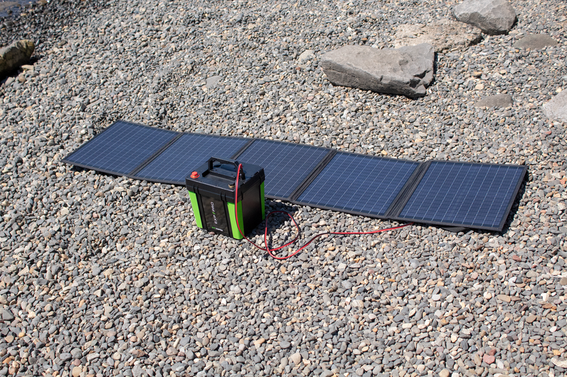 Load image into Gallery viewer, EXP240PRO + 100 Watt Solar Panel Bundle