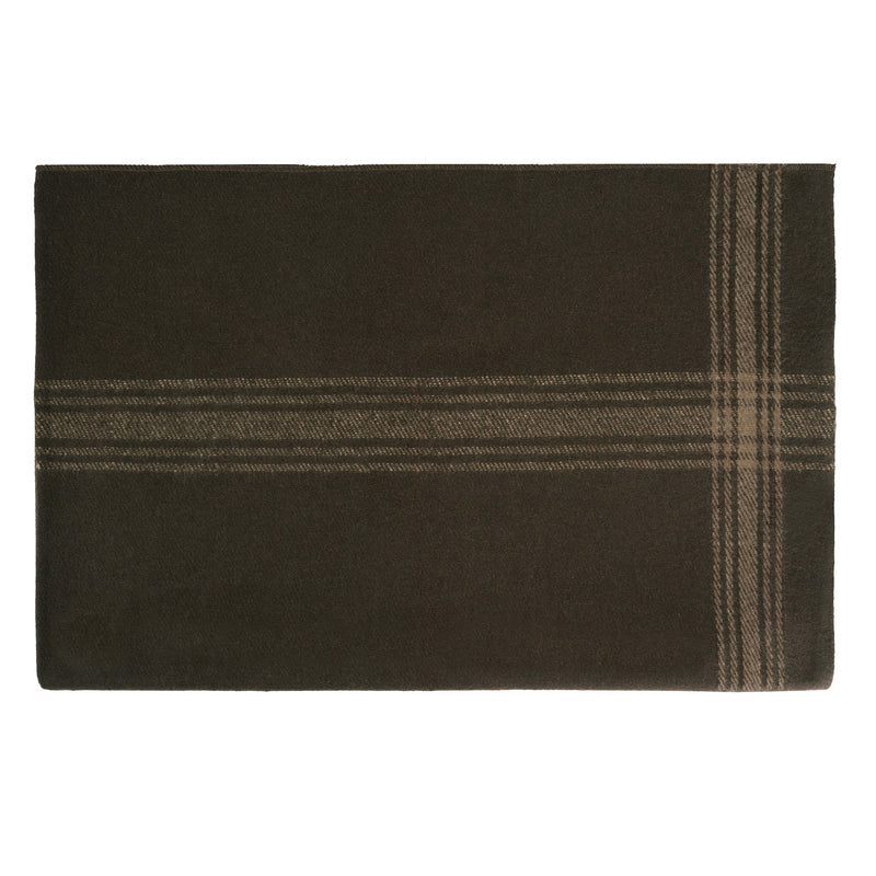 Load image into Gallery viewer, Rothco Striped Outdoor Wool Blanket Brown / Tan