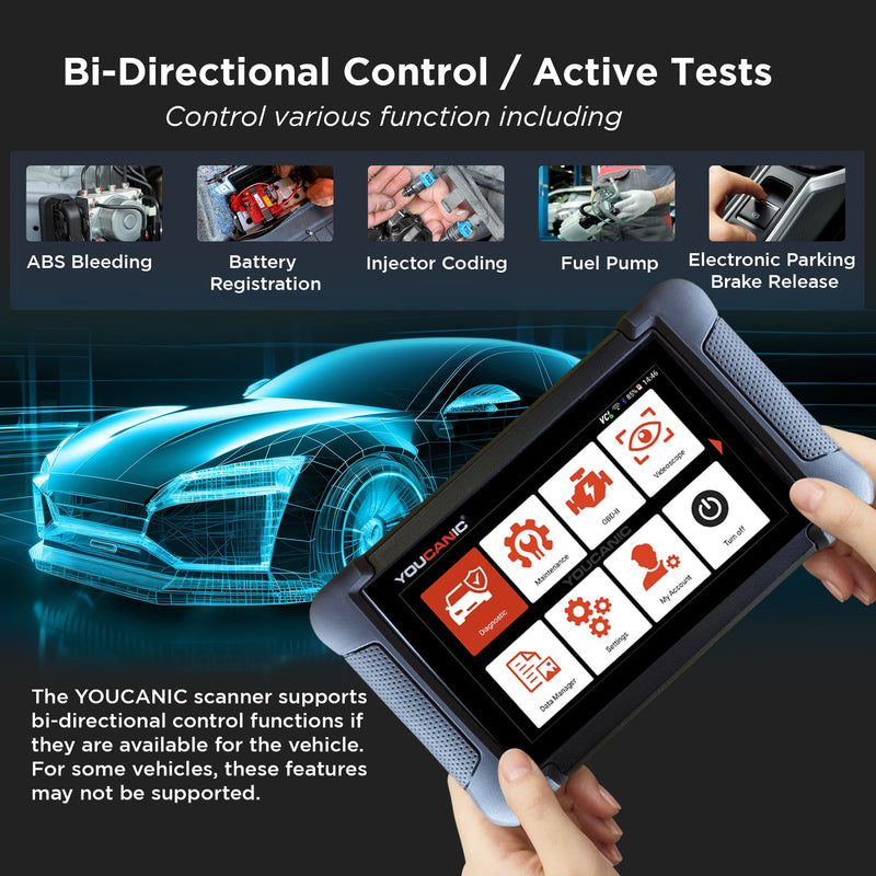 Load image into Gallery viewer, YOUCANIC UCAN-II-C Pro OBD2 Scanner – Full-System Diagnostics, Bi-Directional Control, Coding, Special Functions & Free Lifetime Updates
