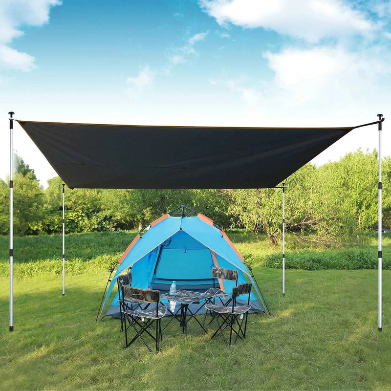 Load image into Gallery viewer, Aluminum Adjustable Telescoping Tarp Poles