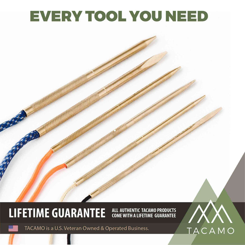 Load image into Gallery viewer, 7-Piece Professional Brass Paracord FIDS Set