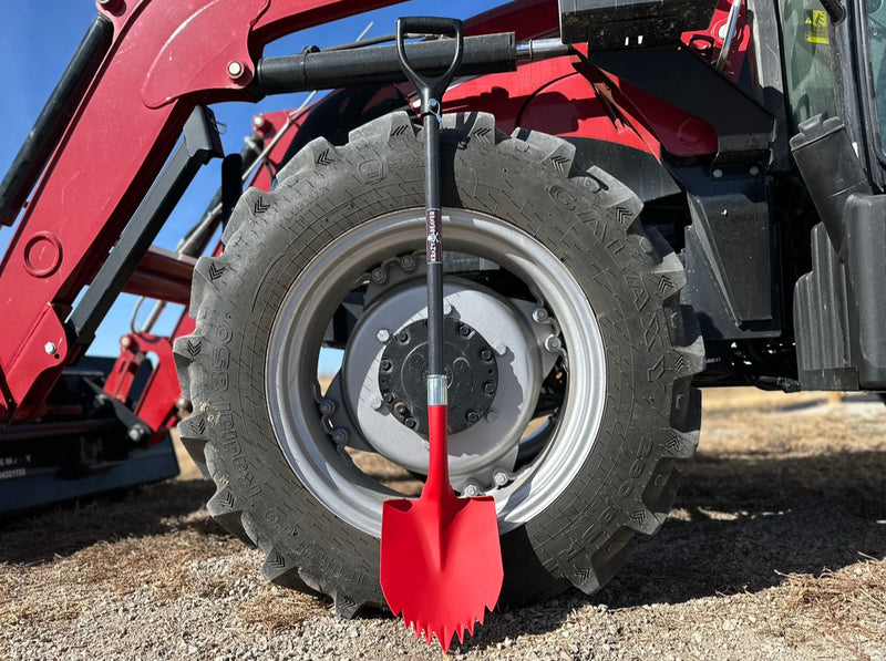 Load image into Gallery viewer, Krazy Beaver Shovel XL (Red Textured Head / Black Handle)