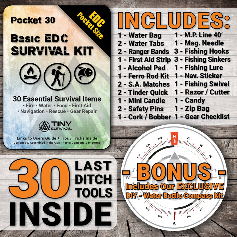 Load image into Gallery viewer, P-30 Essential Survival Kit