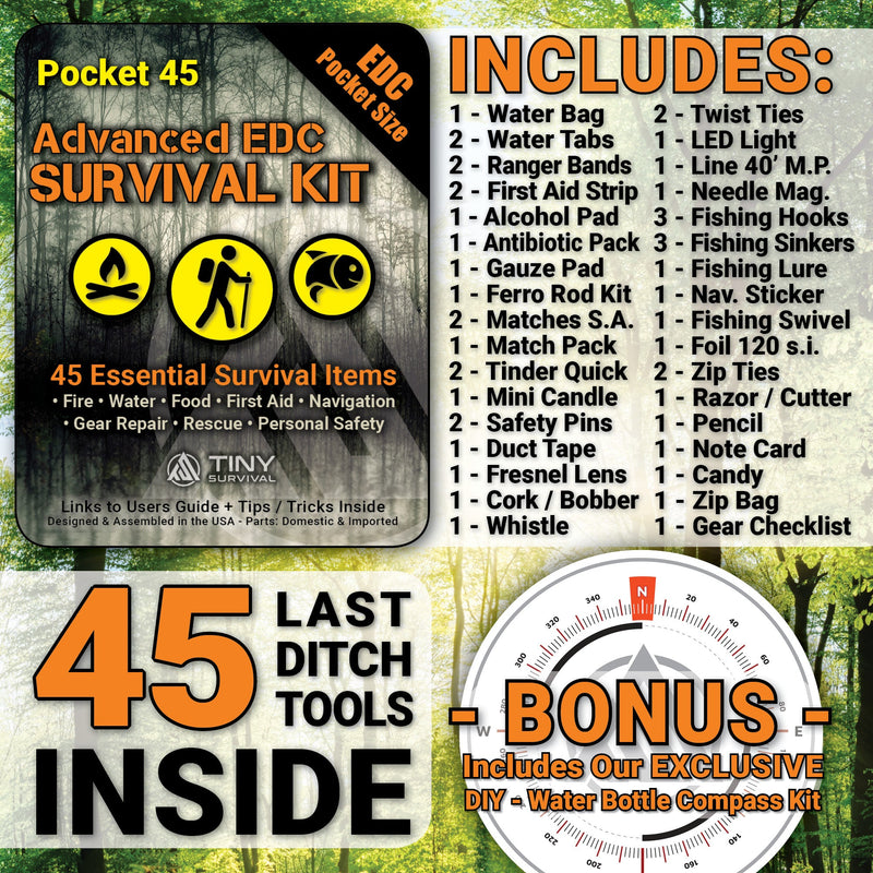 Load image into Gallery viewer, P-45 Advanced Survival Kit