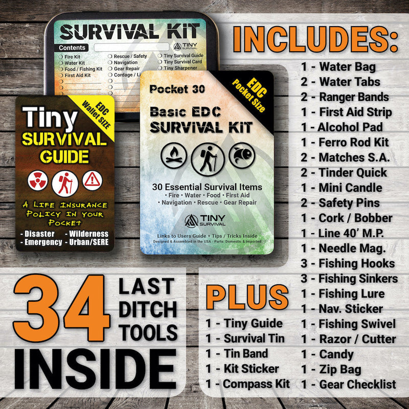 Load image into Gallery viewer, P-34 Elite Survival Kit - Bundle