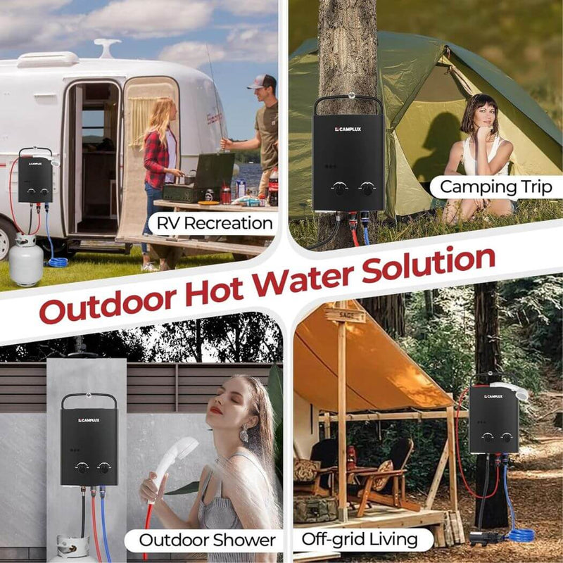 Load image into Gallery viewer, Camplux AY132BP43 Portable Propane Water Heater Pump Kit