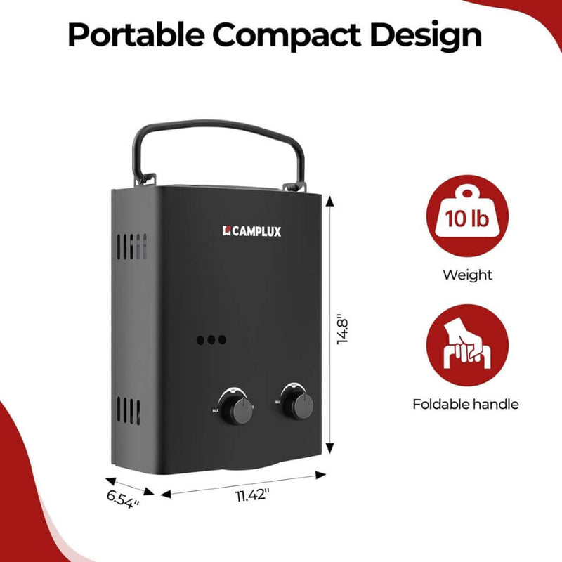 Load image into Gallery viewer, Camplux AY132BP43 Portable Propane Water Heater Pump Kit