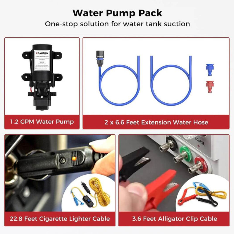 Load image into Gallery viewer, Camplux AY132P43 Portable Propane Water Heater Pump Kit