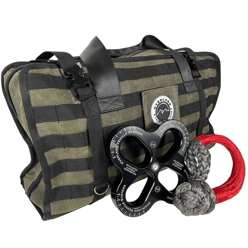 Load image into Gallery viewer, Large Recovery Bag with Handle & Straps - #16 Waxed Canvas Storage