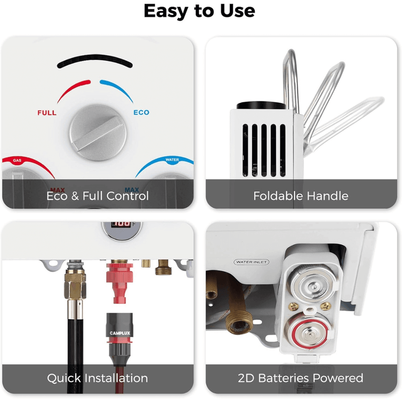 Load image into Gallery viewer, Camplux BW158P60 Camping Water Heater With Pump Kit