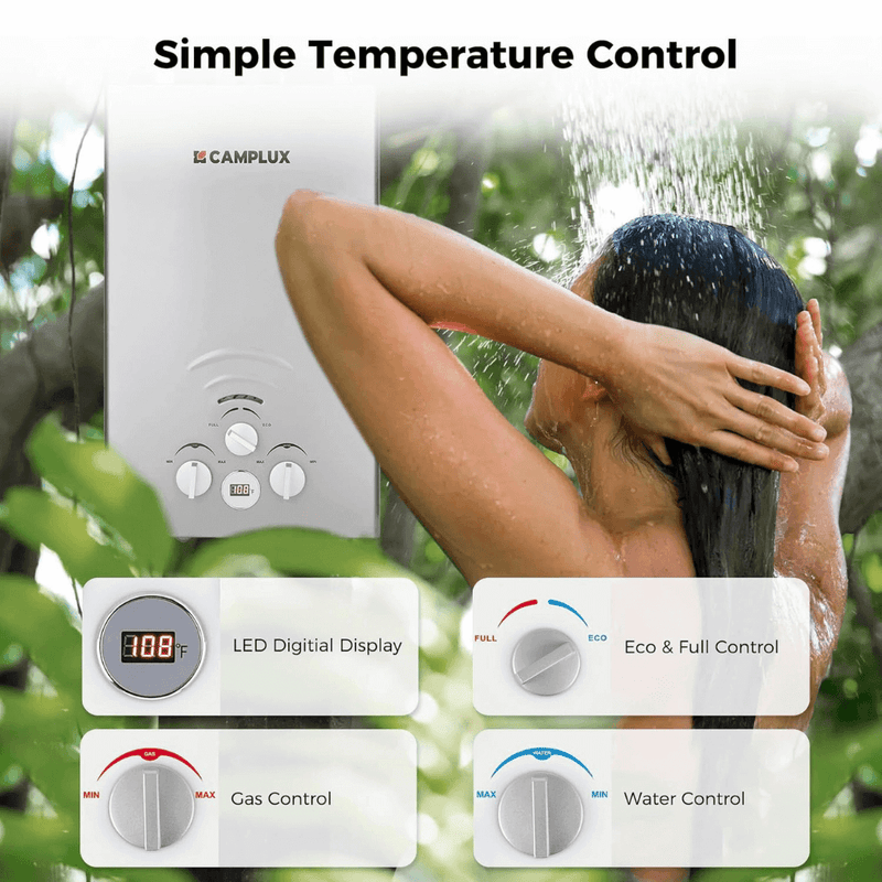Load image into Gallery viewer, Camplux BW211G Camping Water Heater Propane