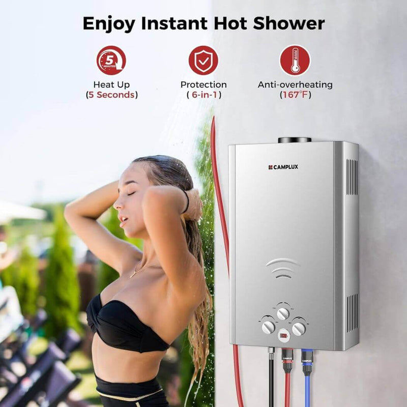 Load image into Gallery viewer, Camplux BW422G Camping Water Heater Propane
