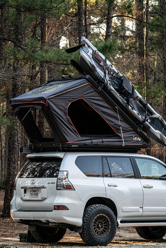 Load image into Gallery viewer, Outdoorsman XL Plus - Aluminum Clam Shell Roof Top Tent