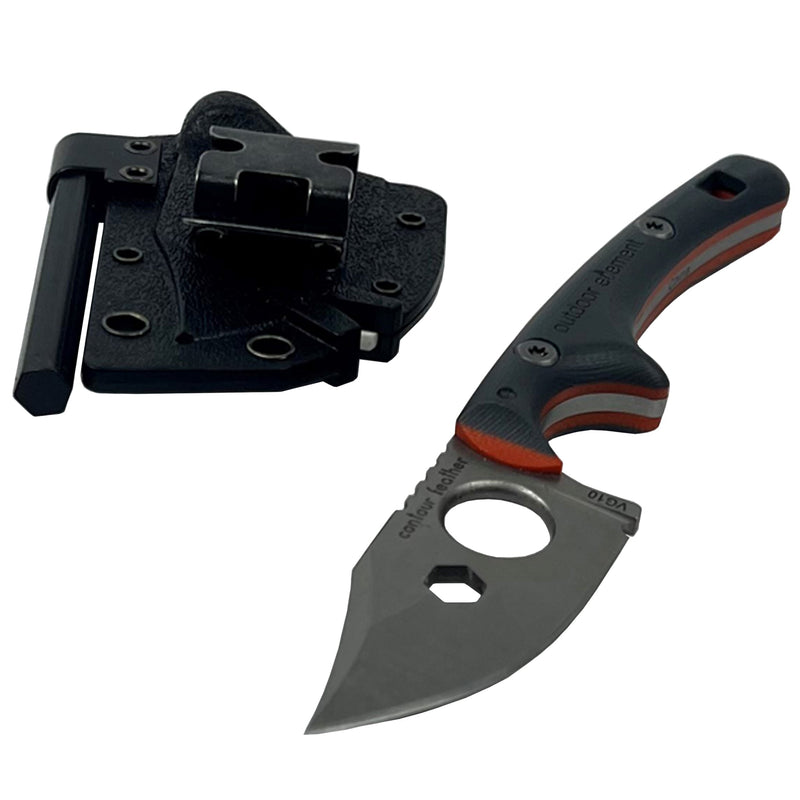 Load image into Gallery viewer, Contour Feather Adventure Survival Knife