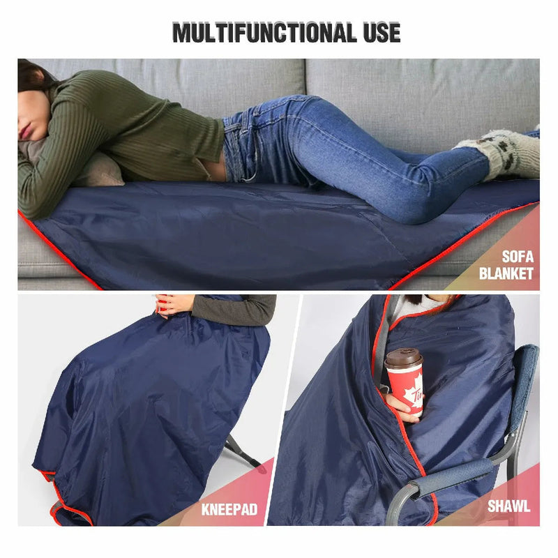 Load image into Gallery viewer, Waterproof Warm Stadium Blanket 79"x79" for Camping & Events