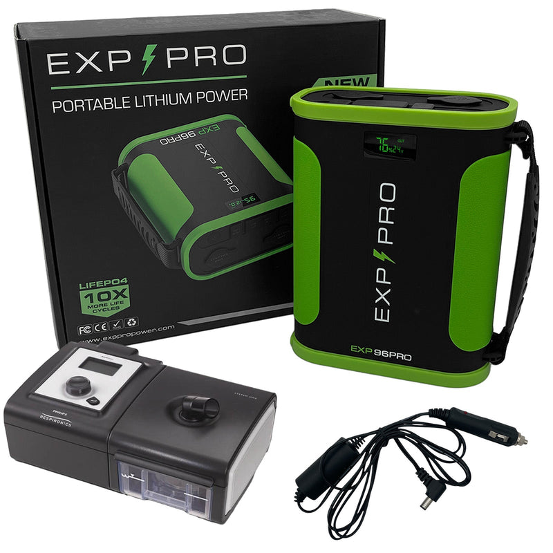 Load image into Gallery viewer, EXP96PRO APEX Battery (CPAP DC Cord Included)