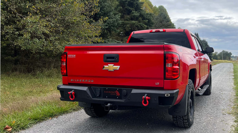 Load image into Gallery viewer, Fishbone Offroad Rockfish Rear Bumper for 2014-2018 Chevy Silverado FB22451