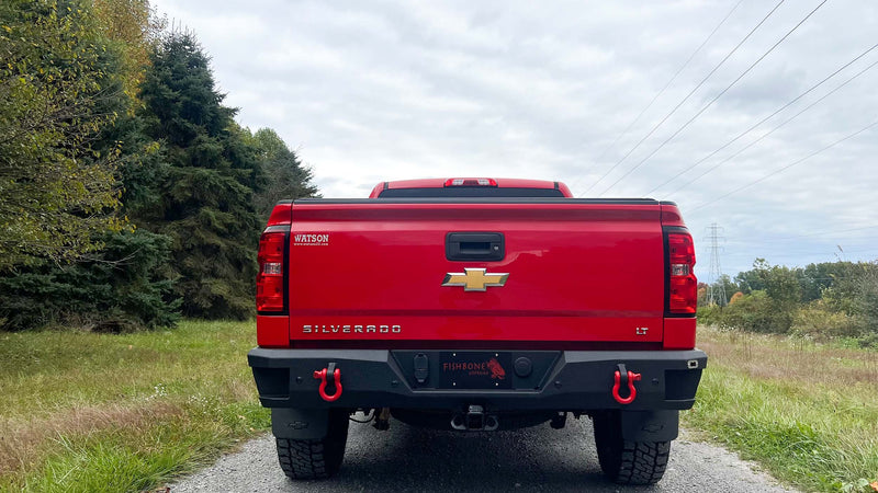 Load image into Gallery viewer, Fishbone Offroad Rockfish Rear Bumper for 2014-2018 Chevy Silverado FB22451
