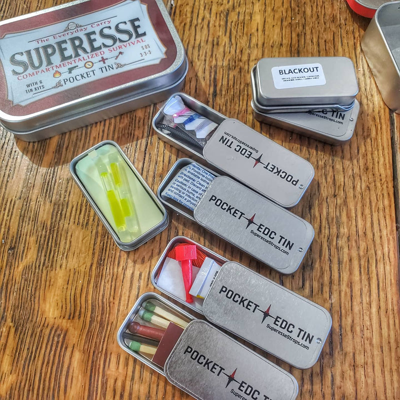 Load image into Gallery viewer, EDC Pocket Tin - Compartmentalized Survival Kits
