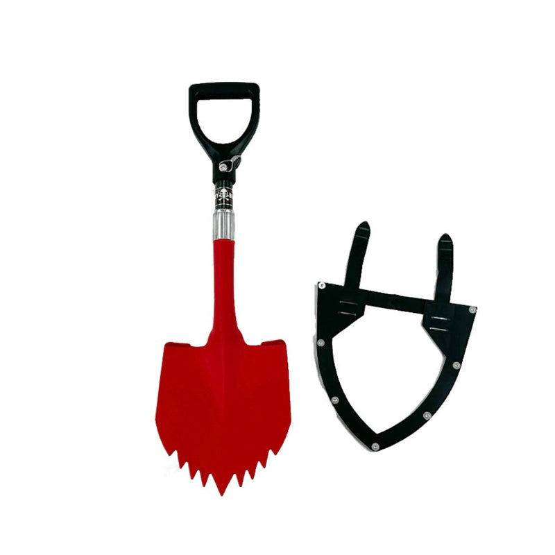 Load image into Gallery viewer, Krazy Beaver Mini Shovel with guard(Textured Red Head / Black Handle # 45642)