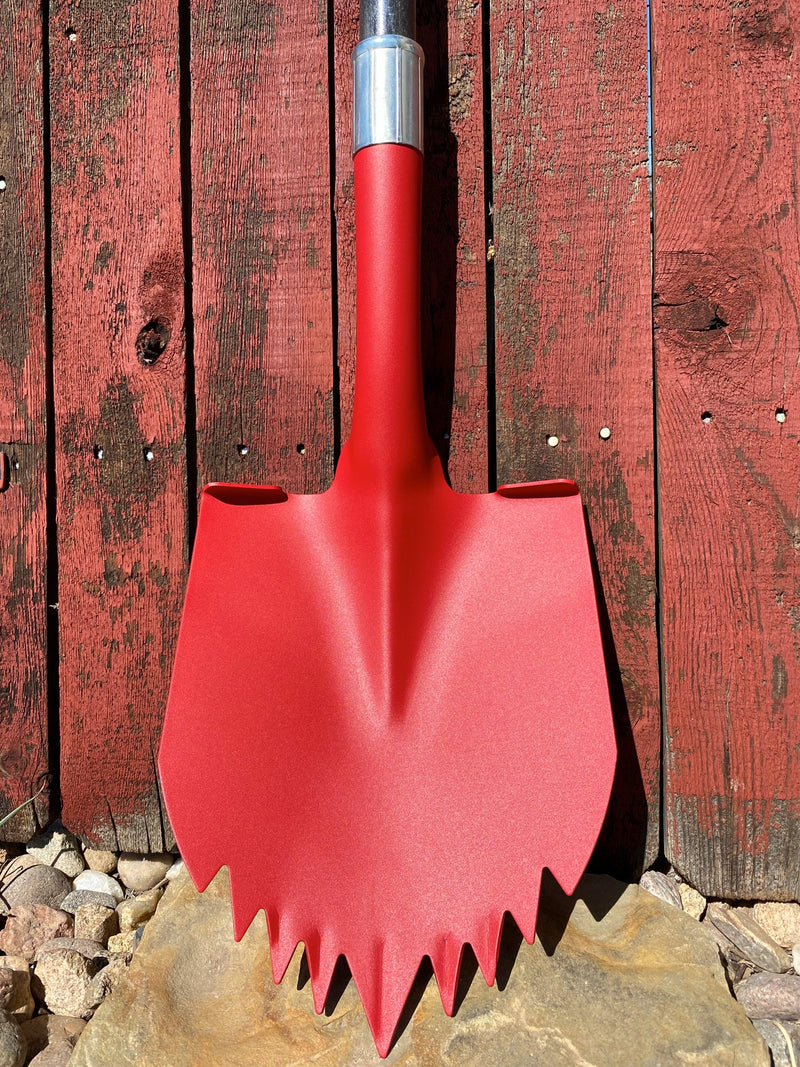 Load image into Gallery viewer, Krazy Beaver Shovel XL (Red Textured Head / Black Handle)