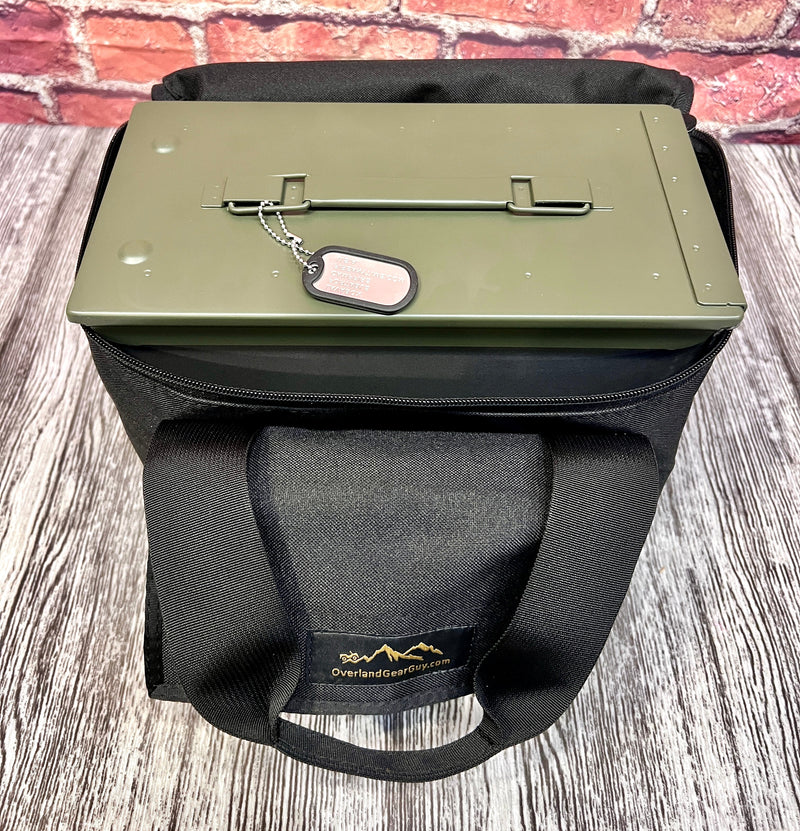 Load image into Gallery viewer, Deluxe Lava Box - FIRECAN PORTABLE FIRE PIT Carry Bag - IGNIK