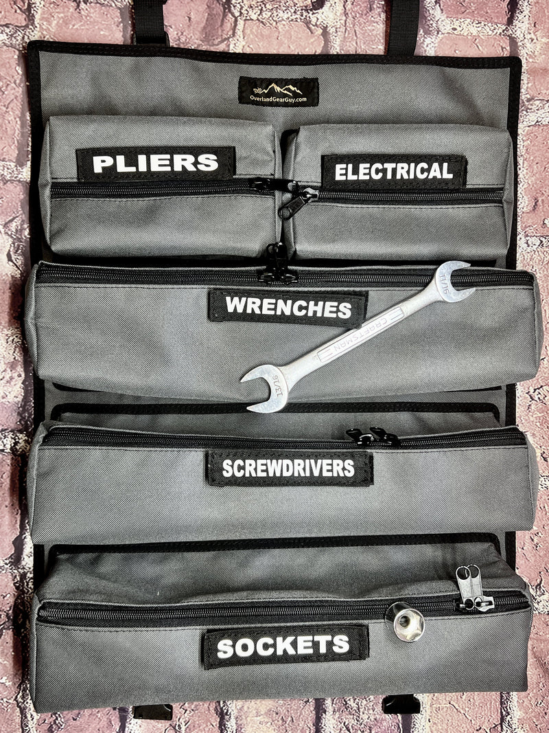 Load image into Gallery viewer, OGG Tool Roll - Tool Wrap Detachable Pockets
