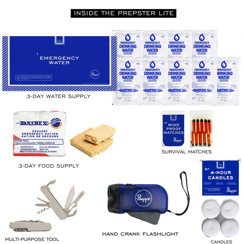 Load image into Gallery viewer, The Prepster Lite | 3-Day Emergency Kit