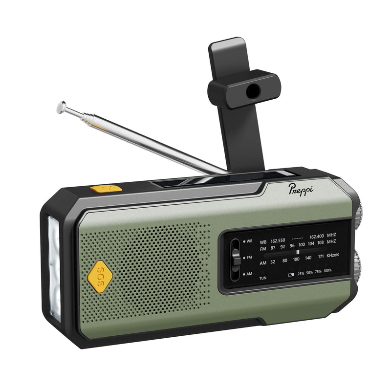 Load image into Gallery viewer, Preppi Solar Phone Charger & Emergency Radio