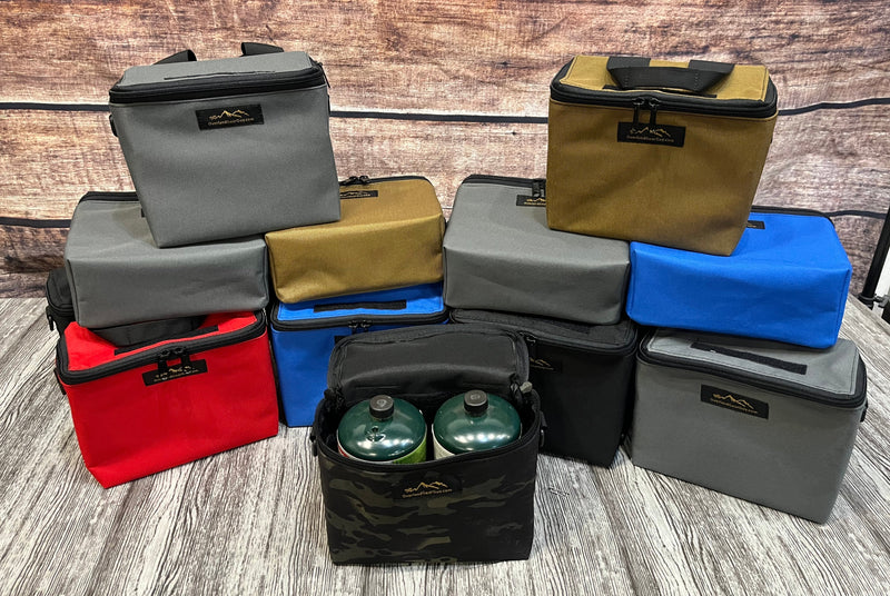 Load image into Gallery viewer, MOLLE JetBoil Pouch Dual Propane Bottle Pouch