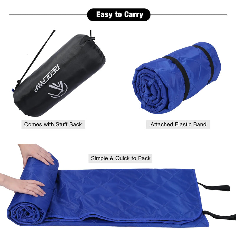 Load image into Gallery viewer, Outdoor Waterproof Blanket with Warm Fleece