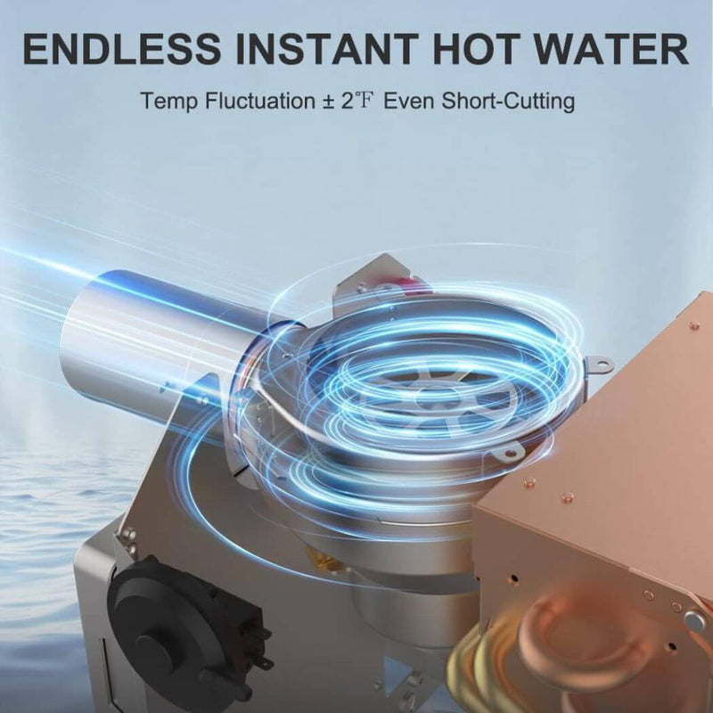 Load image into Gallery viewer, 2.64GPM Tankless RV Hot Water Heater PRO With Remote Control