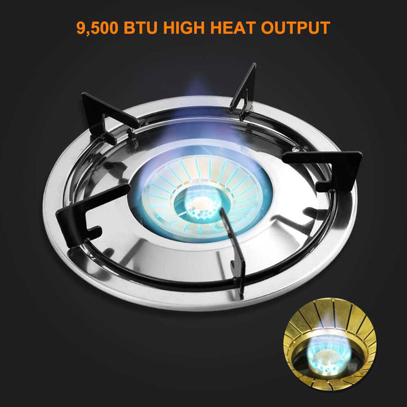 Load image into Gallery viewer, 9,500 BTU Propane Single Burner Camp Stoves with Auto Ignition