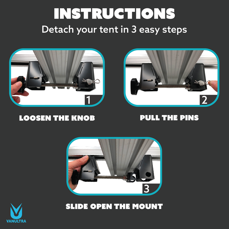 Load image into Gallery viewer, Roof Top Tent Quick Release Mounts