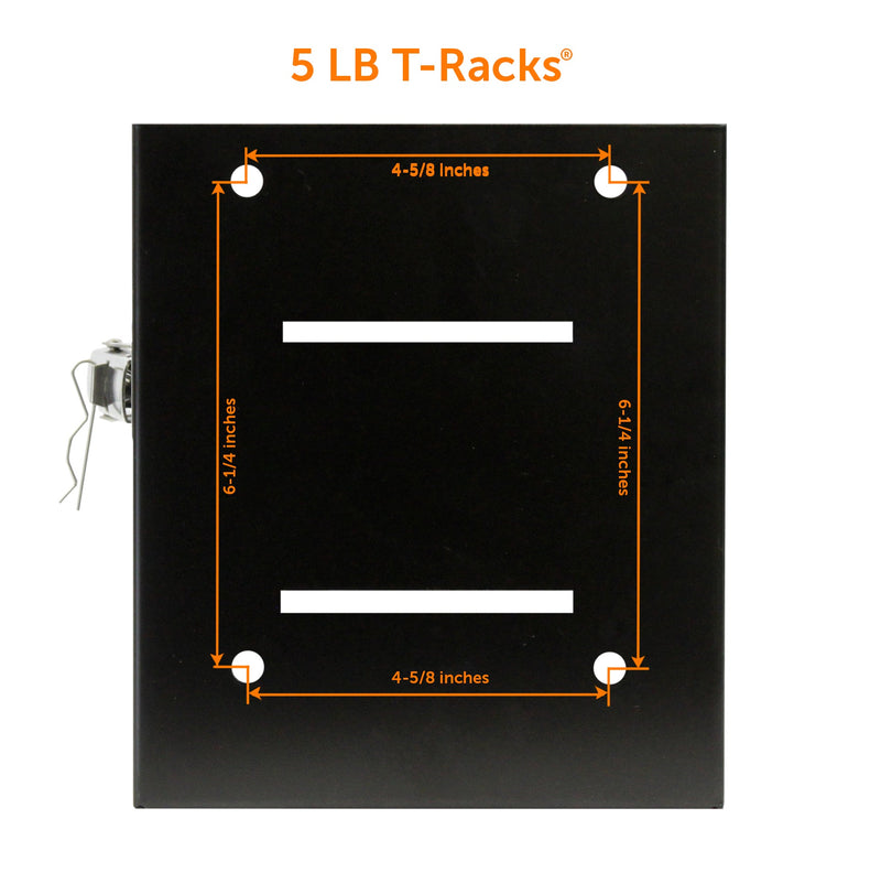 Load image into Gallery viewer, Flame King T-Racks 5lb Propane Tank Mounting Brackets Strap Campervan Overland Vehicles