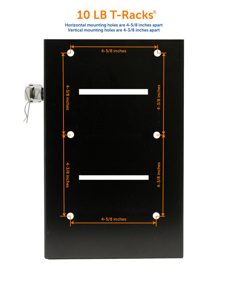 Load image into Gallery viewer, Flame King T-Racks 10lb Propane Tank Mounting Brackets Strap Campervan Overland Vehicles