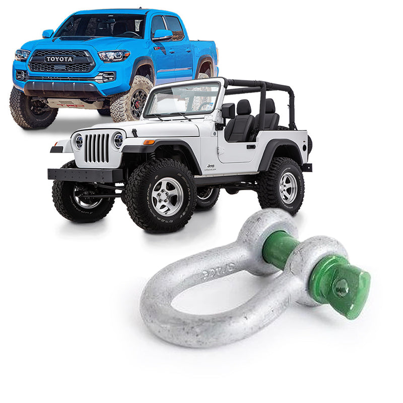 Load image into Gallery viewer, Yankum Ropes Green Pin Bow Shackle SC