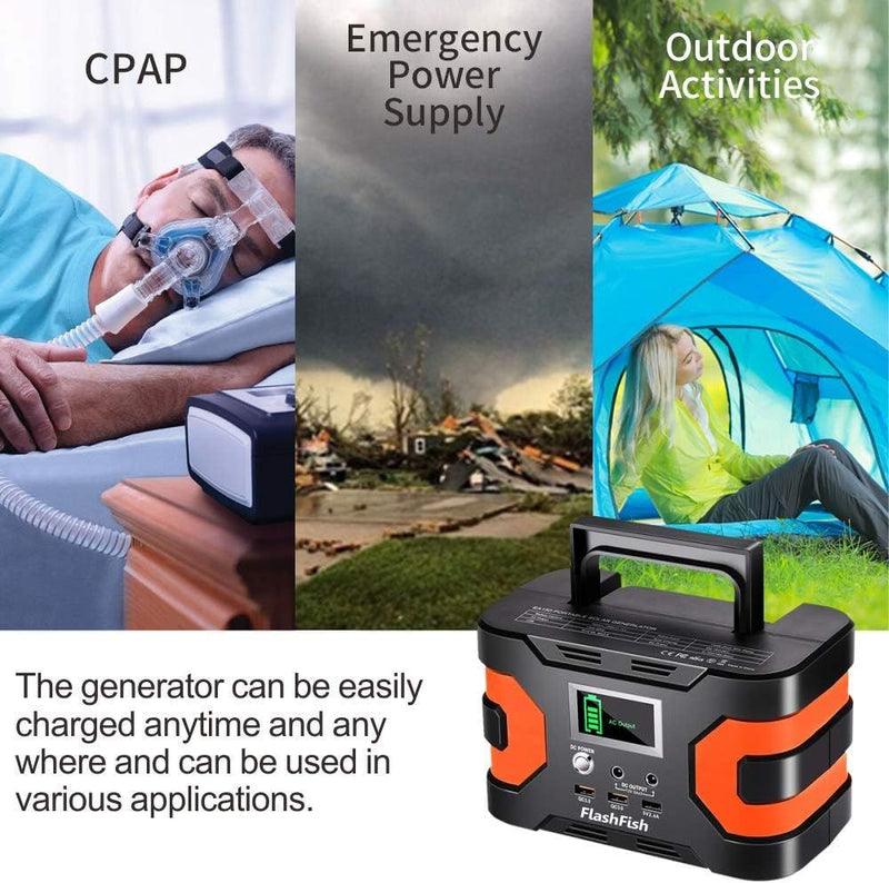 Load image into Gallery viewer, Portable Power Station 200W CPAP Backup Battery for Camping Emergency